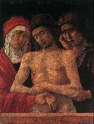 BELLINI, Giovanni Dead Christ Supported by the Madonna and St John (Pieta) fd oil painting